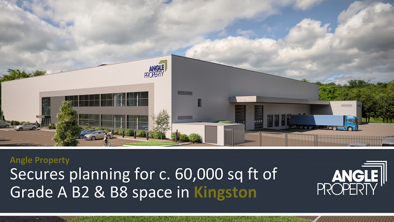 Angle secures planning for for c.60,000 sq ft of Grade A B2 & B8 space in Kingston